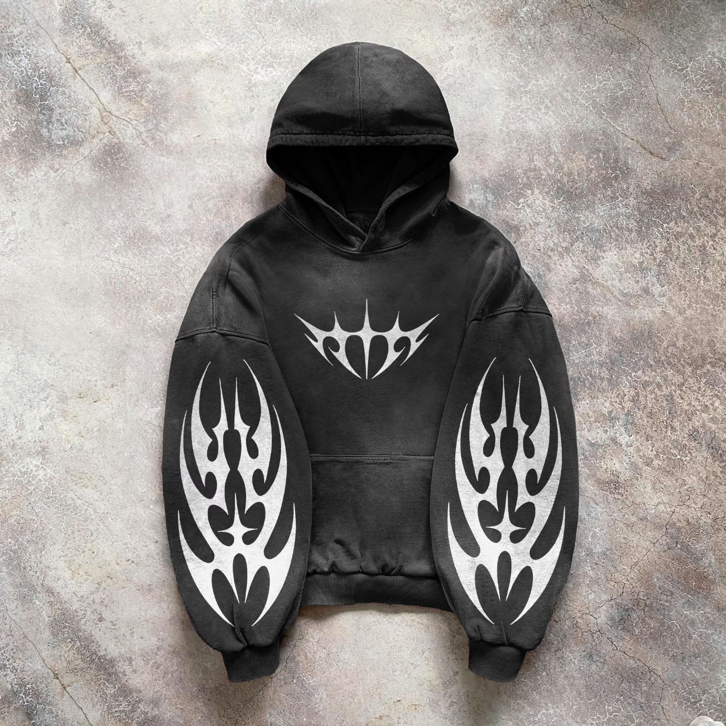 Retro Gradient Icon Hoodie