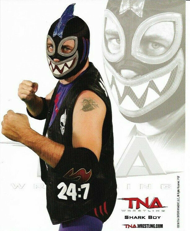 TNA SHARBOY P-37 OFFICIAL LICENSED 8X10 PROMO Photo Poster painting