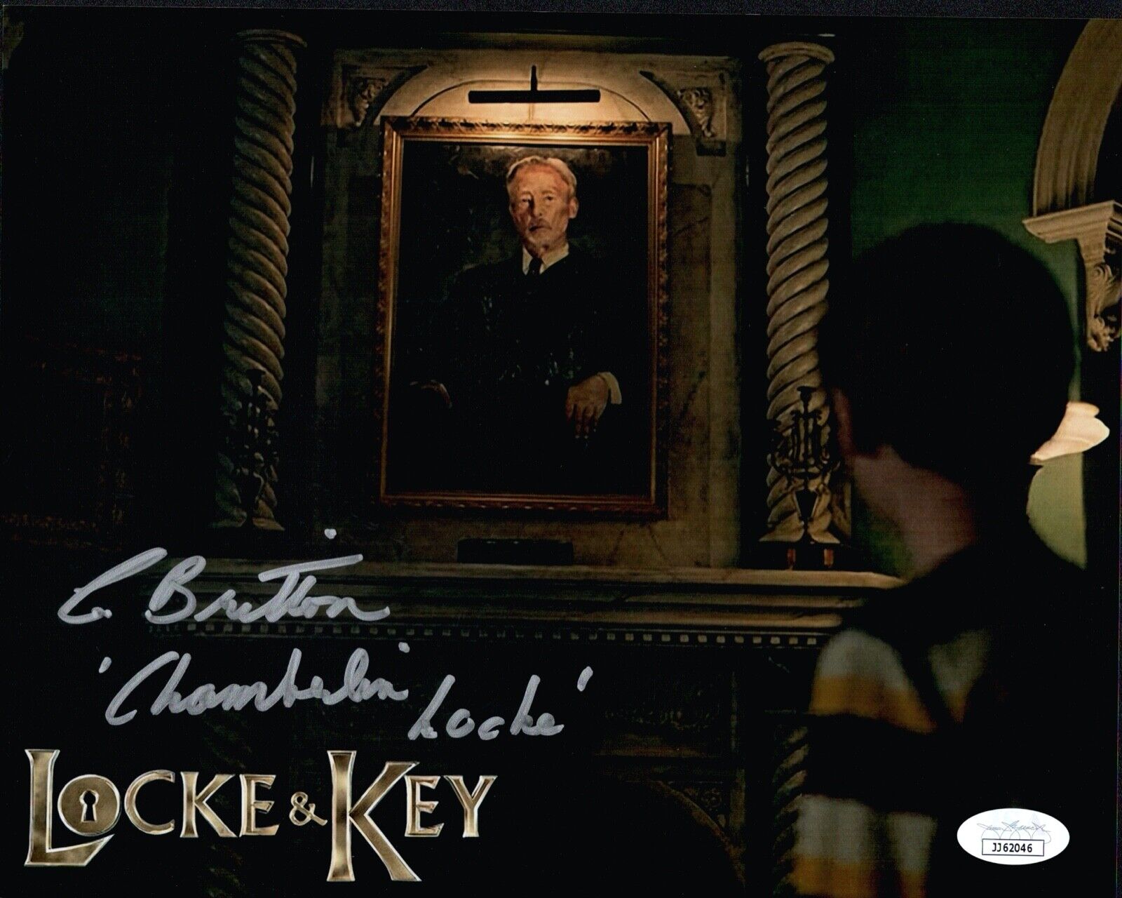 CHRIS BRITTON Signed LOCKE & KEY 8x10 Photo Poster painting CHAMBERLIN Autograph JSA COA Cert