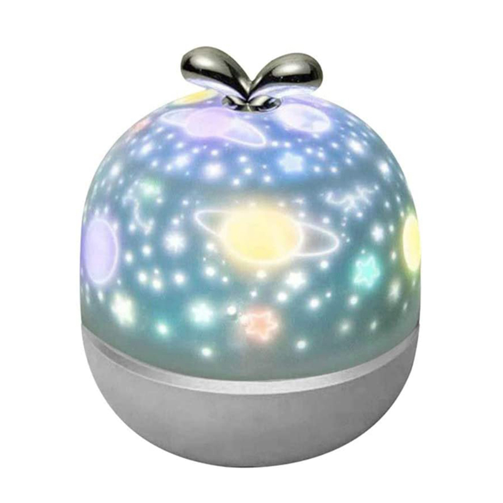 

3 Colors 6 Films LED Rotating Projection Starry Sky Romantic Night Light, 501 Original