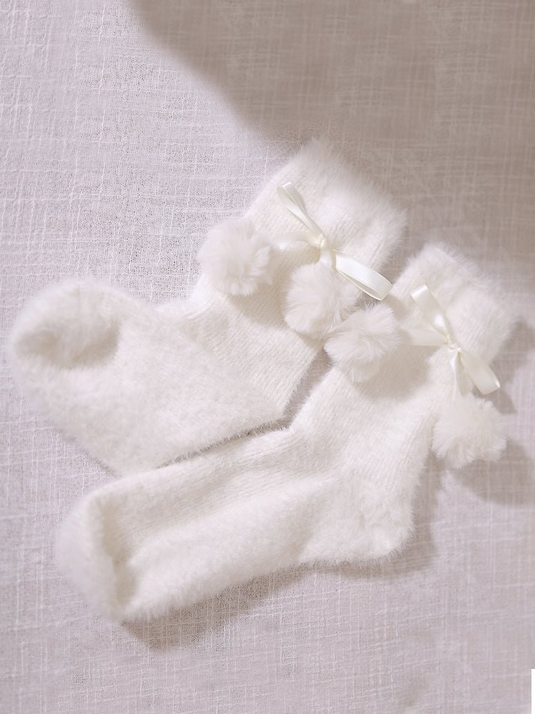Snow Ball Ankle&Crew Kawaii Socks SP18148