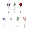 DIY 5D Mosaic Sun Catcher Jewelry Diamond Painting Window Wind Chime