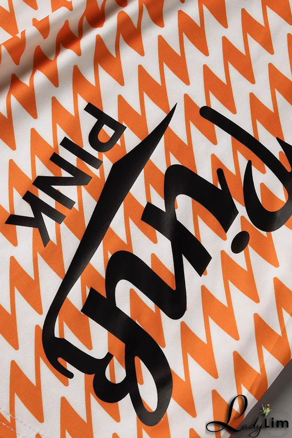 Black Sexy Print Patchwork V Neck Plus Size Two Pieces