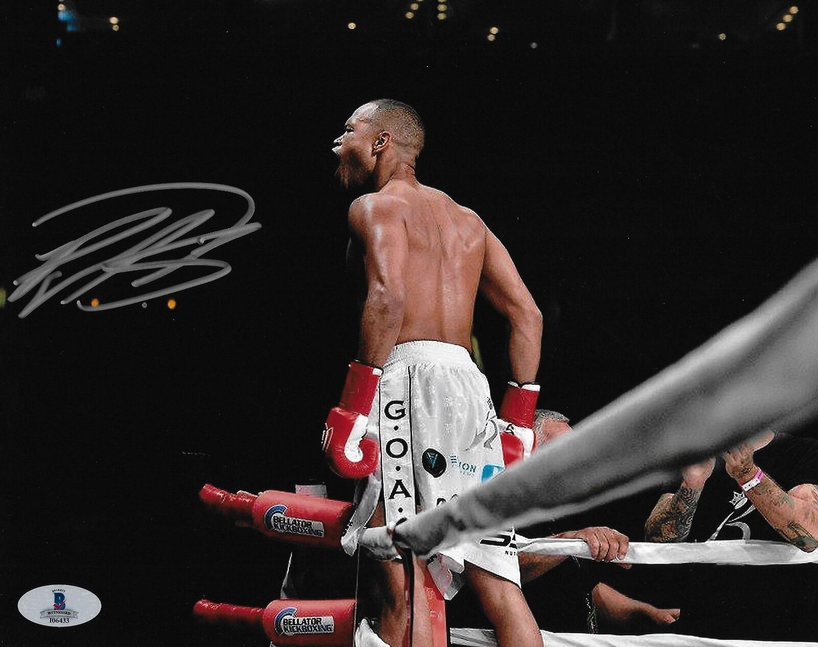 Raymond Daniels Signed 8x10 Photo Poster painting BAS Beckett COA Bellator Kickboxing Picture 33