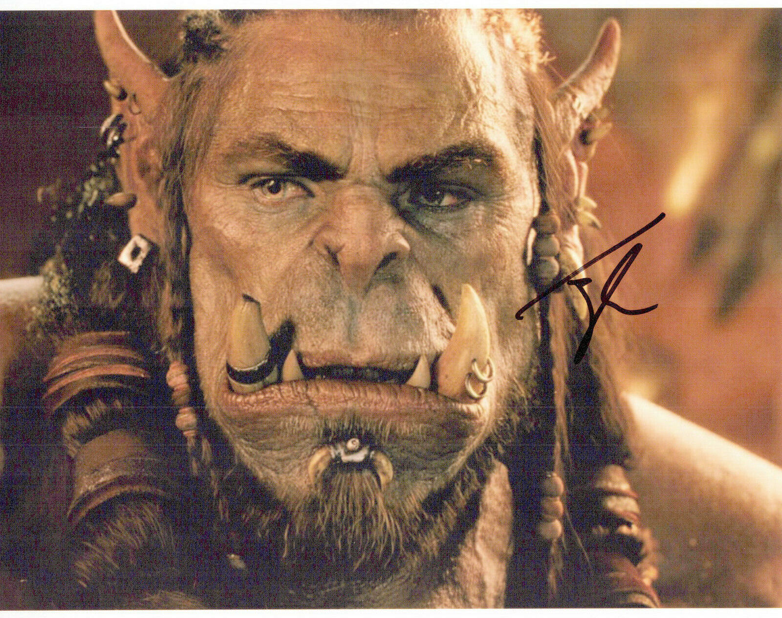 Toby Kebbell Warcraft autographed Photo Poster painting signed 8X10 #6 Durotan