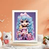 Cartoon Little Girl Diamond Art Painting Kits with Frame 