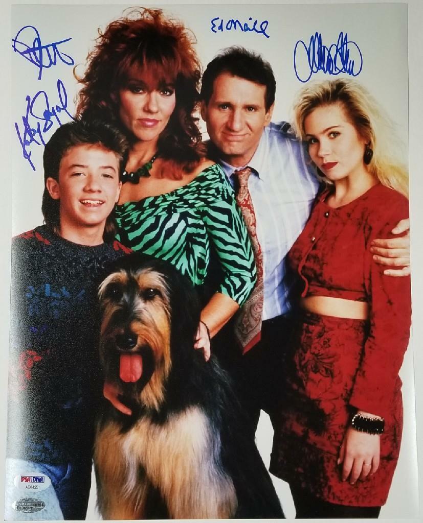 Married With Children cast signed 11x14 Photo Poster painting PSA/DNA COA LOA Sagal Ed O’Neill