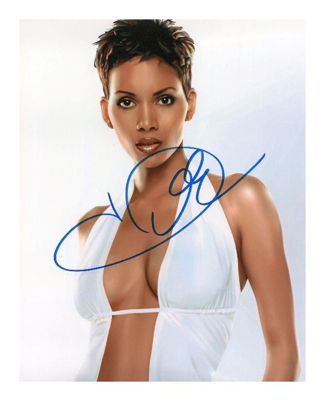 HALLE BERRY AUTOGRAPHED SIGNED A4 PP POSTER Photo Poster painting PRINT 7