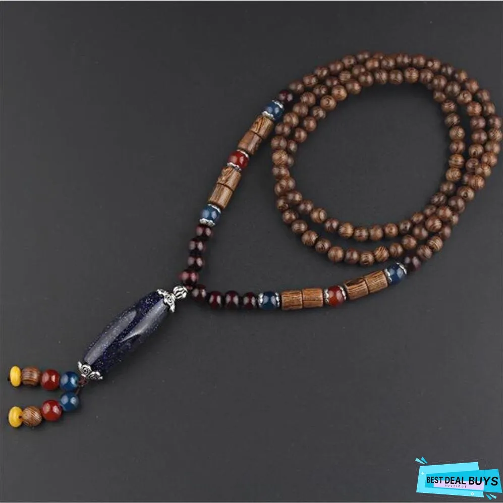 Ethnic Fish Horn Long Statement Men Womens Jewelry
