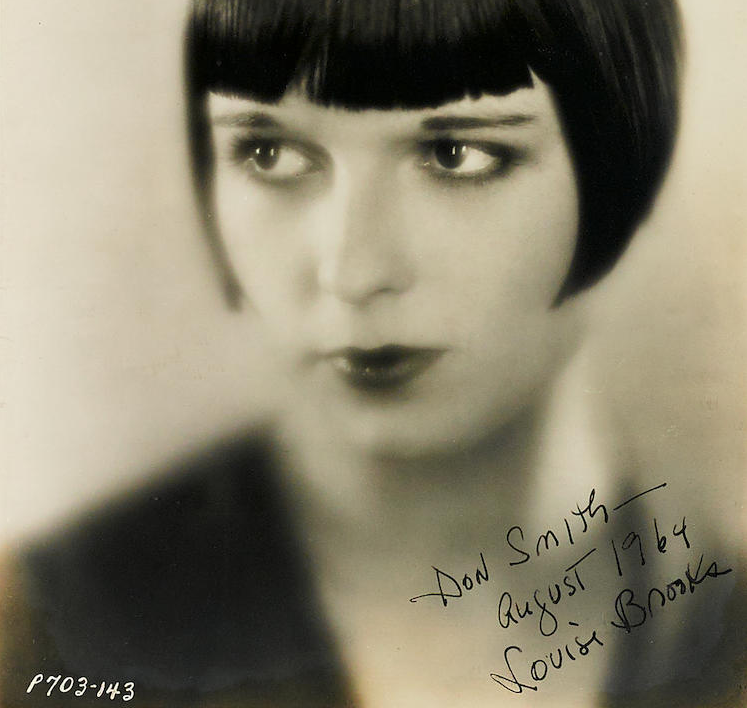 LOUISE BROOKS Signed Photo Poster paintinggraph - Beautiful Film Star Actress - preprint