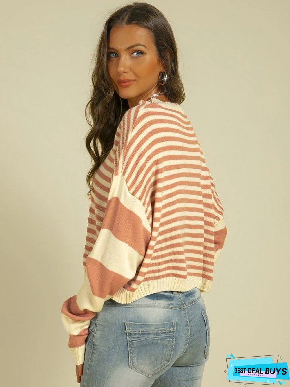 Cotton Blends Basics Round Neck Sweater