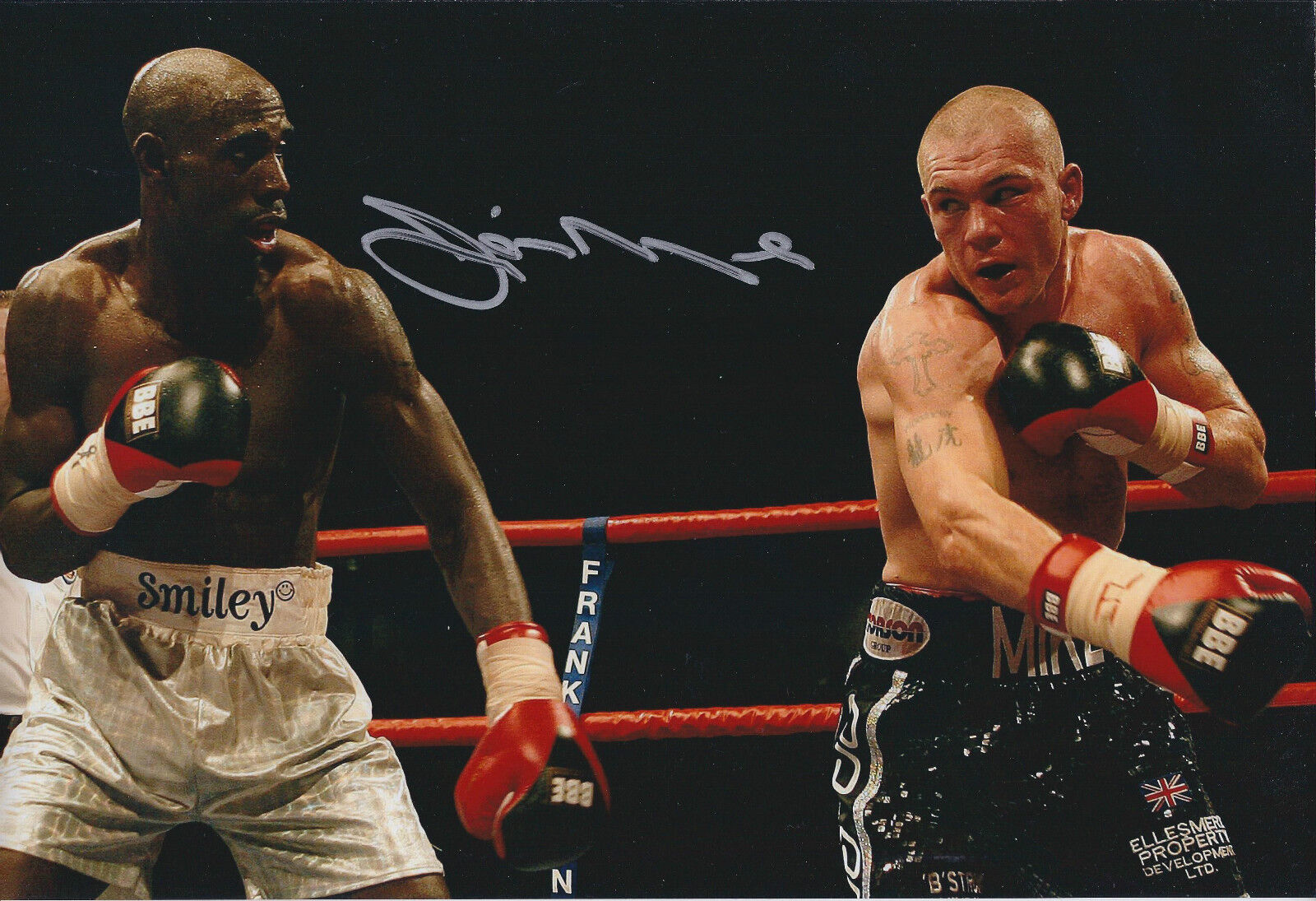 Jamie MOORE Signed 12x8 Autograph Photo Poster painting AFTAL COA British Champion Boxer