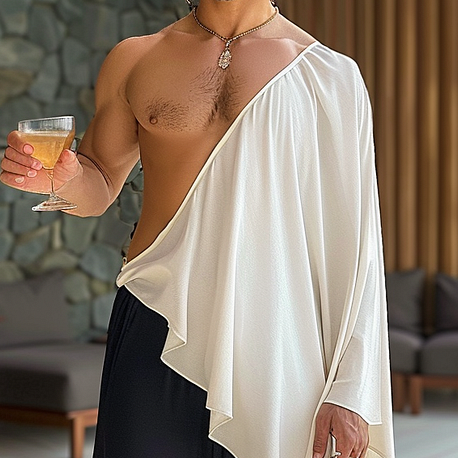 Men's Cropped Designer Style Party Robe Cardigan-inspireuse