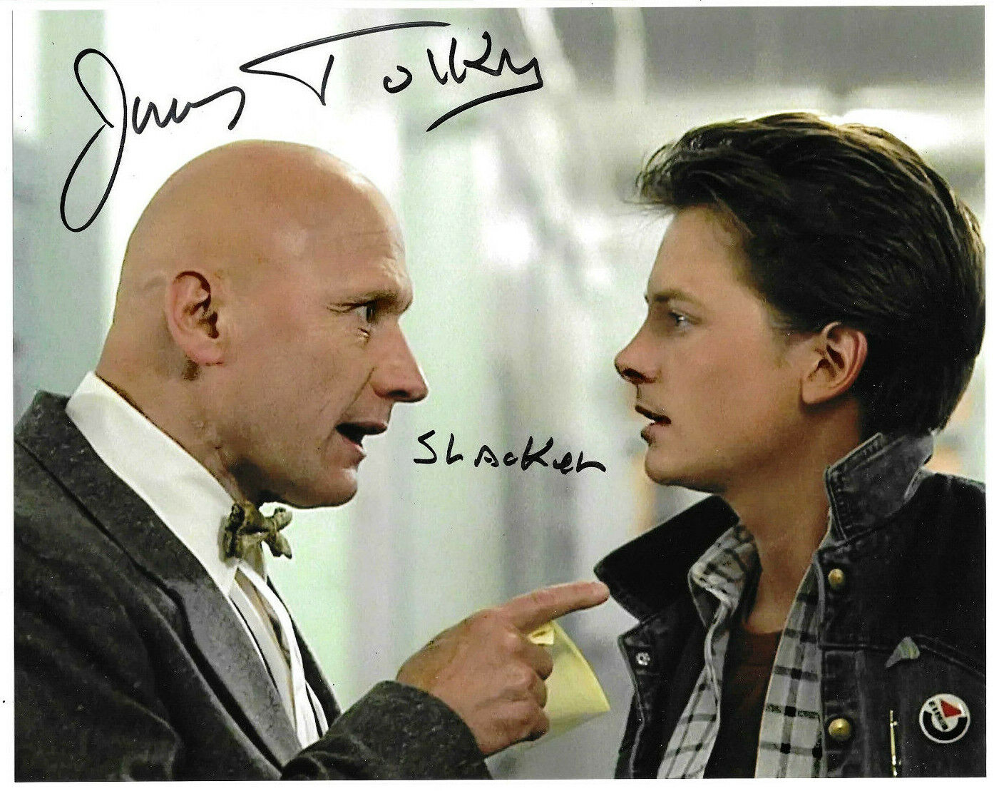 James Tolkan Signed 8x10 Photo Poster painting Back to the Future, Principal Strickland, Slacker