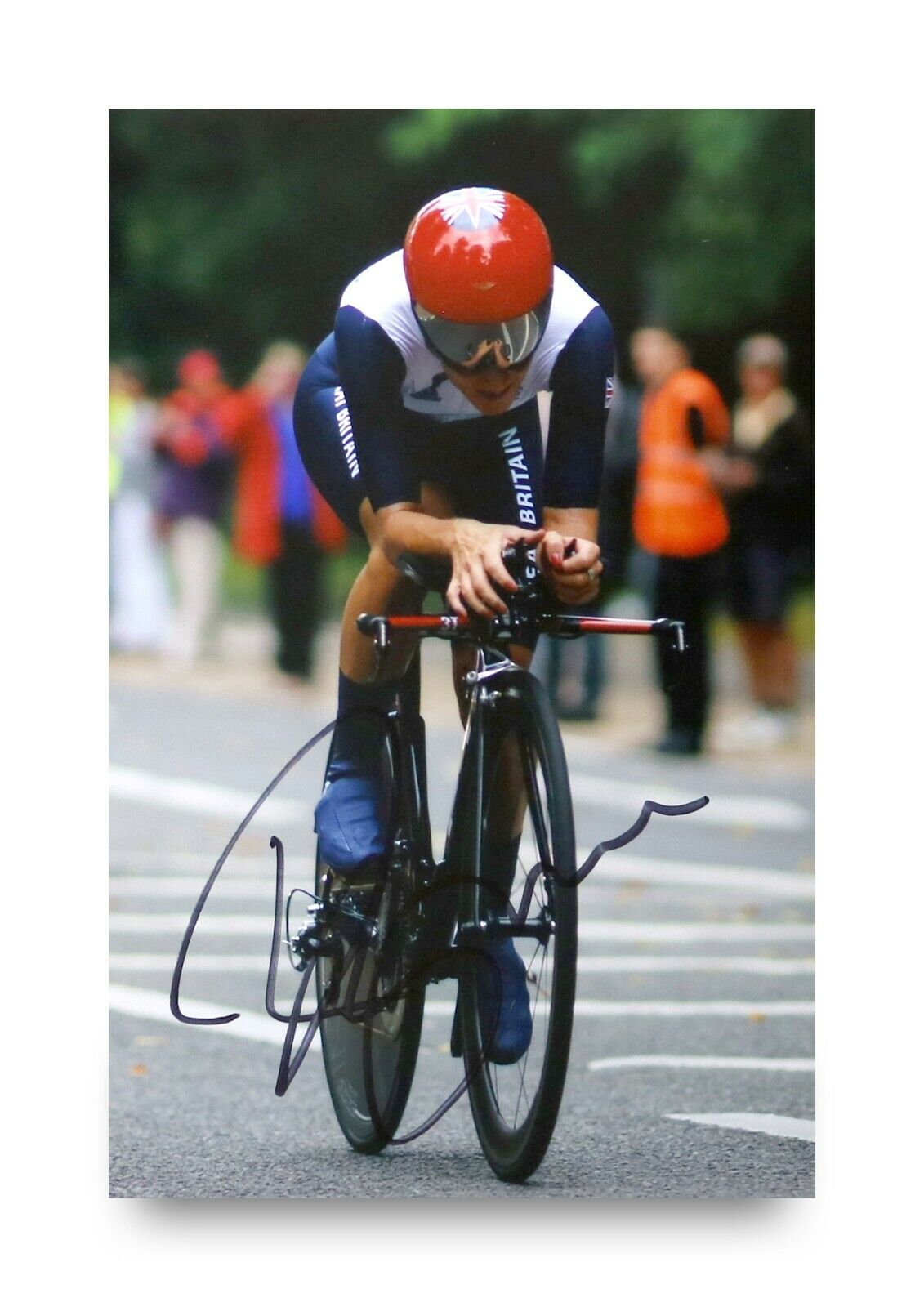 Lizzie Deignan (Armitstead) Signed 6x4 Photo Poster painting Road Race Cyclist Autograph + COA