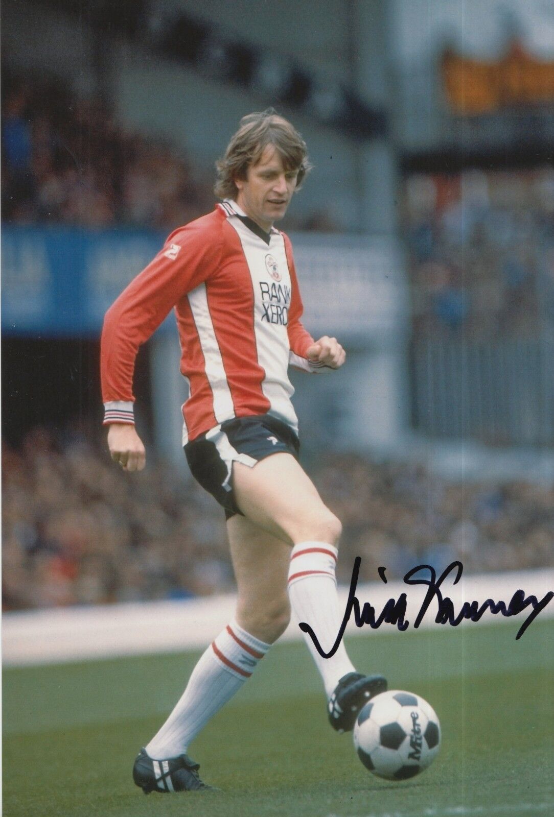 Mick Channon Hand Signed Southampton 12x8 Photo Poster painting.