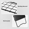 Mini Camping Table Adjustable Height Retractable Grid Table Folding Table(Table)