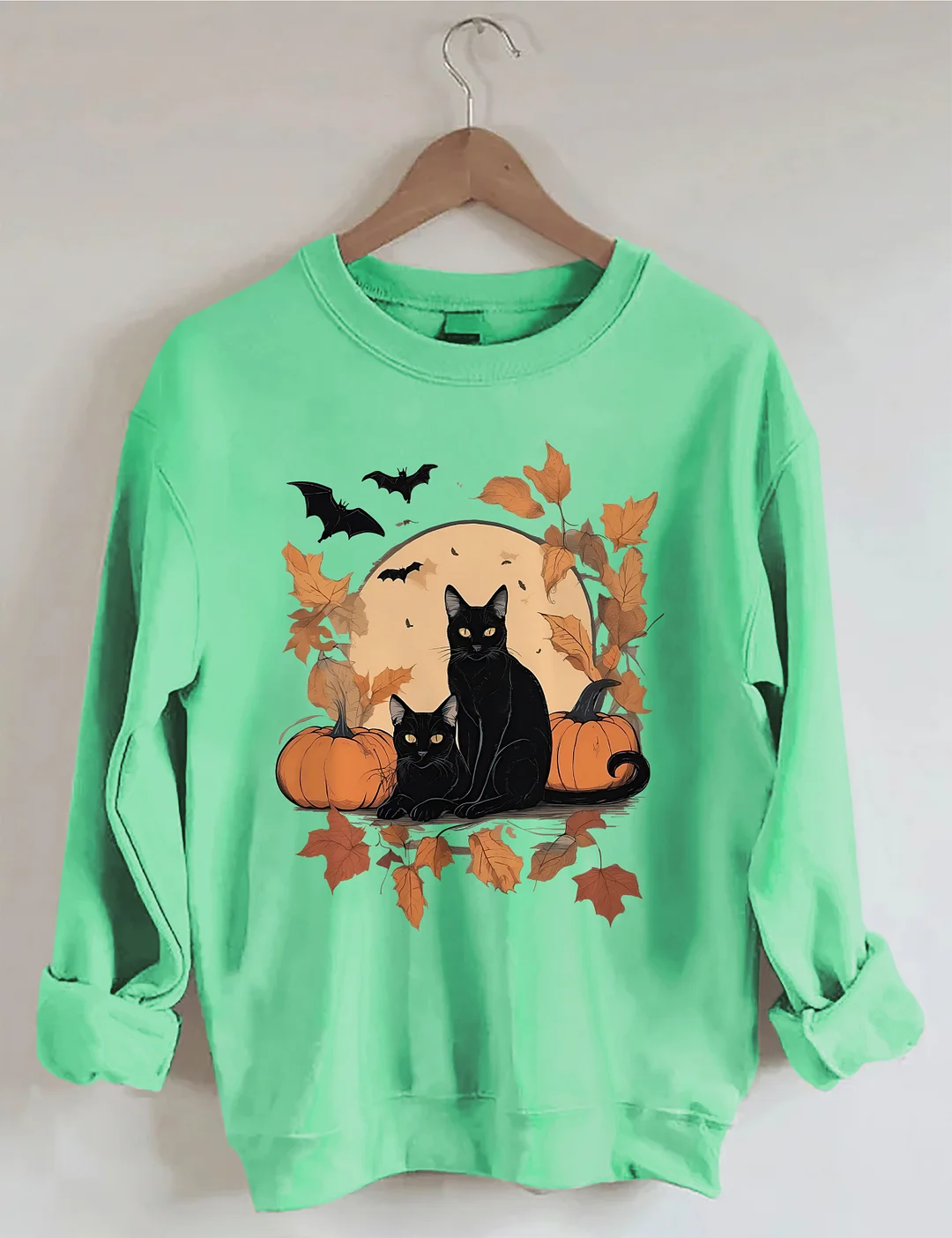 Halloween Cat Sweatshirt
