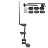 [US Local Warehouse] Boat Trailer Steps with Handrails Anti-Slip Boat Trailer Ladder Yacht Staircase Marine Trailer Step Capacity 450 lbs for Boats Dock & Launching