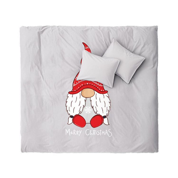 Christmas Elf Wearing A Pointy Hat, Christmas Duvet Cover Set