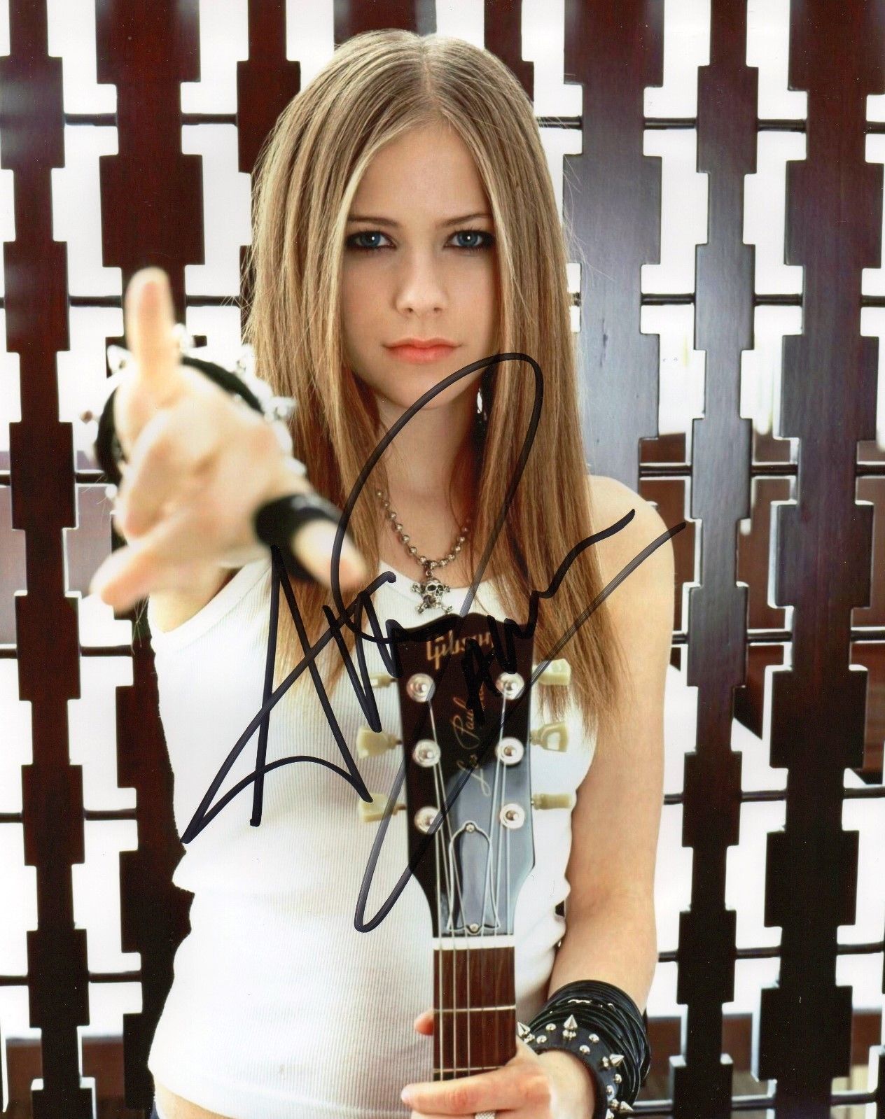 AVRIL LAVIGNE AUTOGRAPHED SIGNED A4 PP POSTER Photo Poster painting PRINT 8