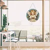 (US Only)Angel Girl Theme 2D Flat DIY Diamond Art Pendant Wall Decor for Home & Windows
