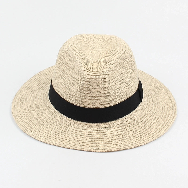 Fashion Wide Brim Sunscreen Sunshade Straw Fisherman Hat