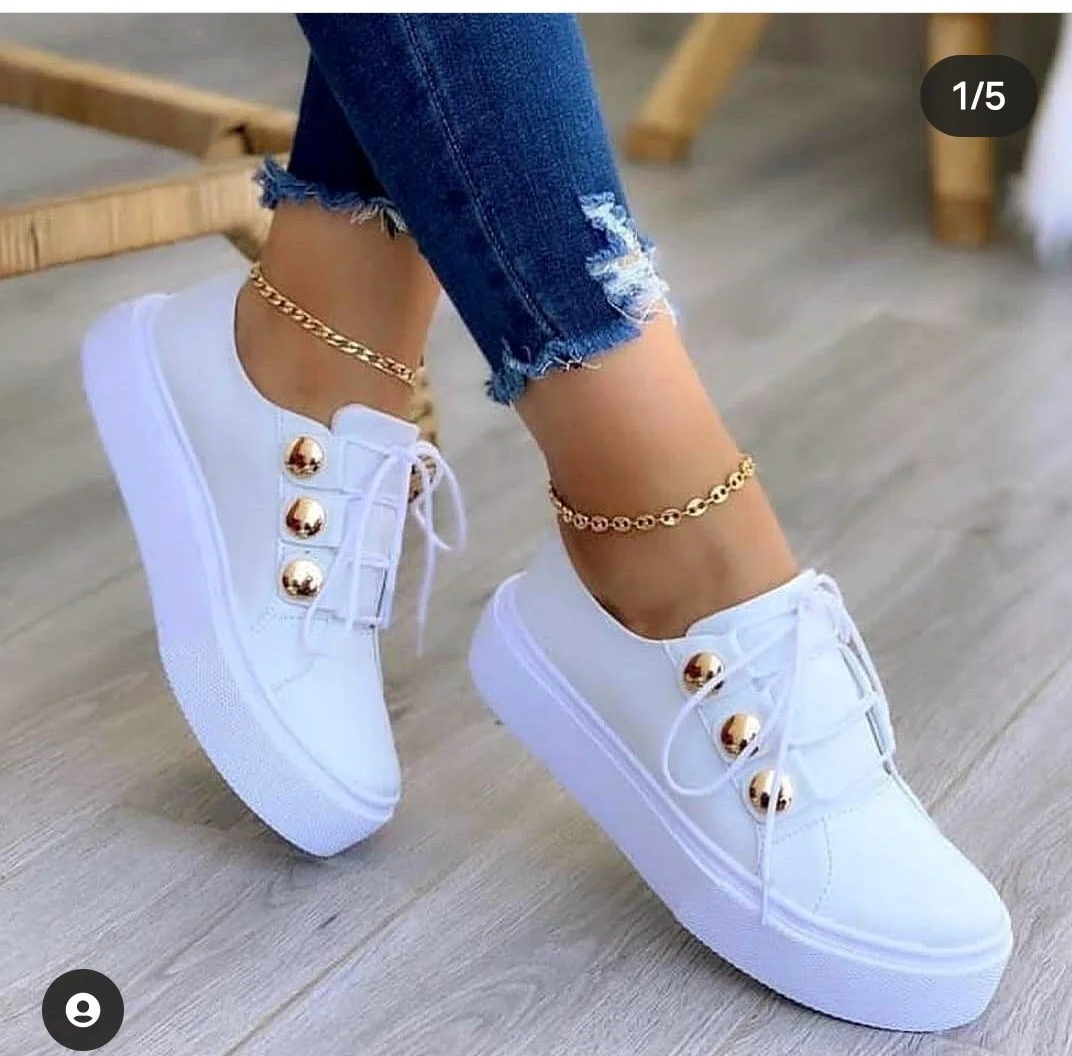 Colourp Colourp Size Casual Flat Single Shoes Women's New Round Head Thick Sole Casual Women's Single Shoes Wish