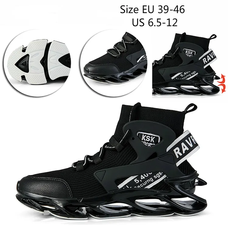 XVXF Fashion High Quality High Top Mens Shoes Breathable Trendy