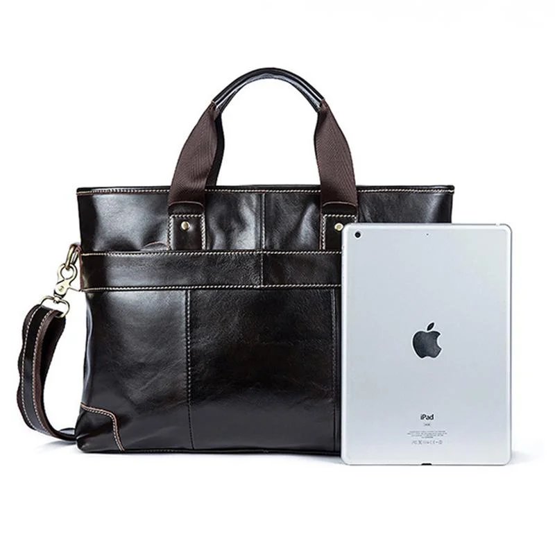 Classic Clean Silhouette Op Grab Handle 14 Inches Padded Compartment Laptop Bag