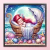 Disney-Princess Ariel-18CT Stamped Cross Stitch 30*30cm/11.81*11.81in tapestrymarket