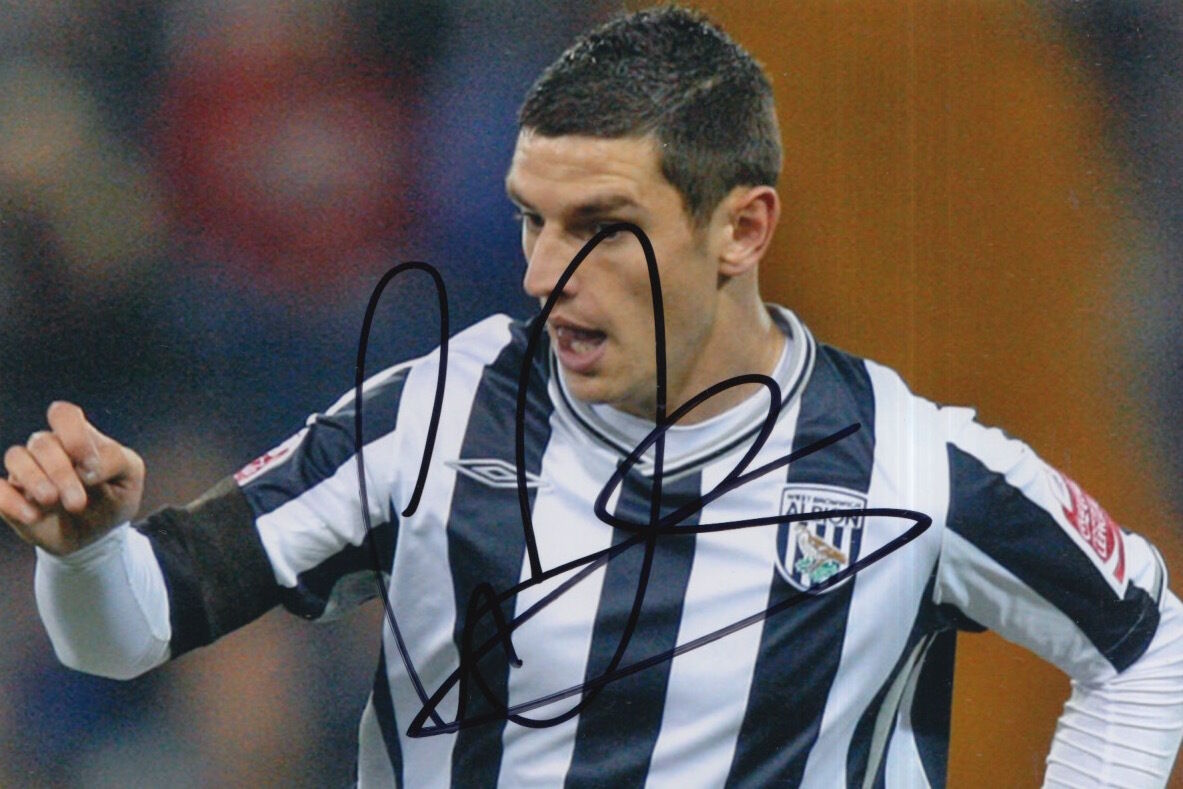 WEST BROM HAND SIGNED GRAHAM DORRANS 6X4 Photo Poster painting 3.