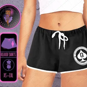 pornhint Pornhint Queen of Spades Relaxed Shorts, Cuckold, Cheating, Bull, Creampie, Hotwife, Unfaithful wife, swinger, hotwife, bbc, queen of spades