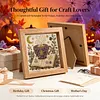 Hot Tea Glass Mosaic DIY Craft Kit &ndash; Framed Halloween Wall Art