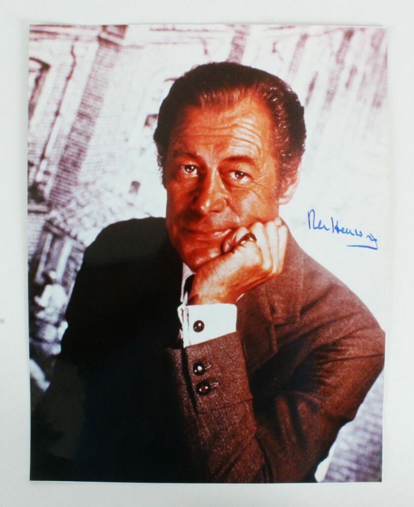 Rex Harrison Signed Photo Poster painting 11x14 - COA JSA