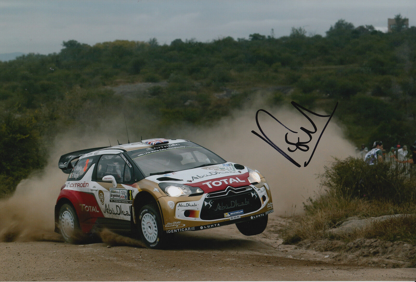 Kris Meeke Hand Signed 12x8 Photo Poster painting Citroen DS3 WRC 2.