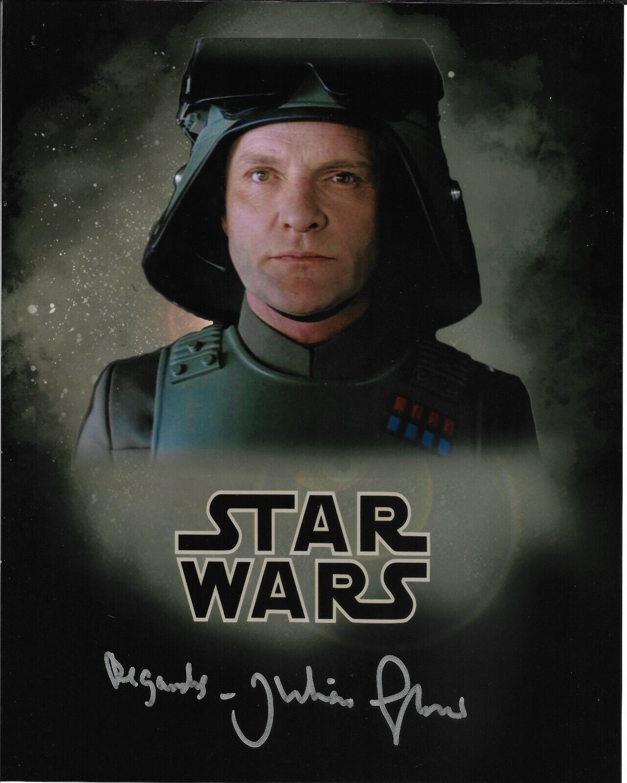 Julian Glover autographed 8x10 Photo Poster painting COA STAR WARS