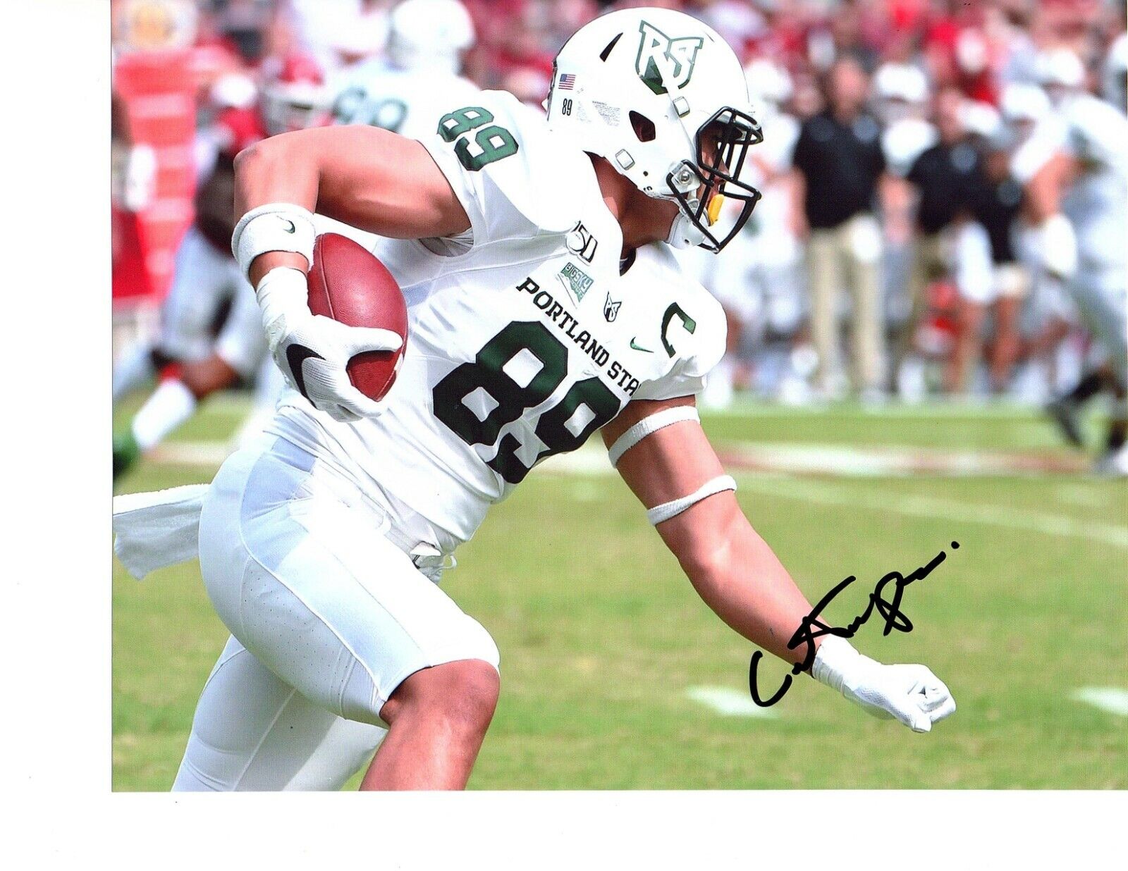 Charlie Taumoepeau Portland State signed autographed 8x10 football Photo Poster painting e NFL