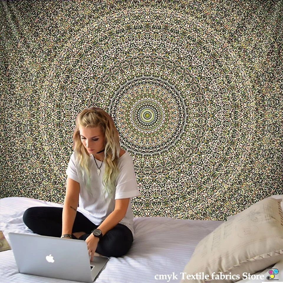 Hot New Indian Mandala Tapestry Hippie Home Decorative Wall Hanging Bohemia Beach Mat Yoga Mat Bedspread Table Cloth 210x148CM