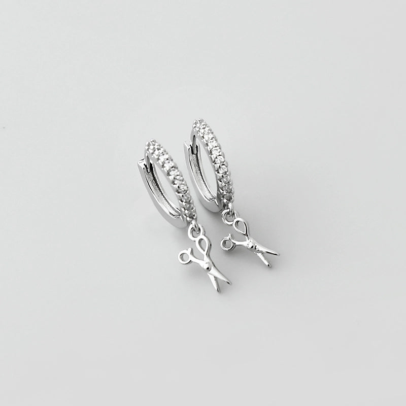 1 Pair Minimalist Geometric Plating Copper Drop Earrings