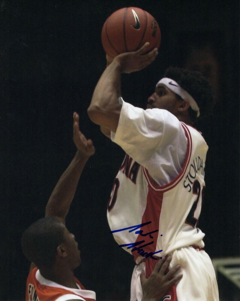 SALIM STOUDAMIRE SIGNED AUTOGRAPH 8X10 Photo Poster painting ARIZONA ALL-AMERICAN, ATLANTA HAWKS