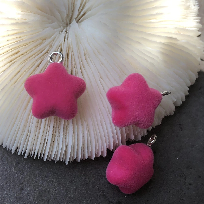 10 PCS/Package 15mm Plastic Resin Pentagram Jewelry Accessories Pendant