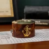 Vintage Handmade Solid Wood Brass Tape Measure Nautical Compass