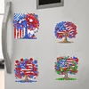 6pcs DIY Independence Day Diamond Painting Fridge Magnet