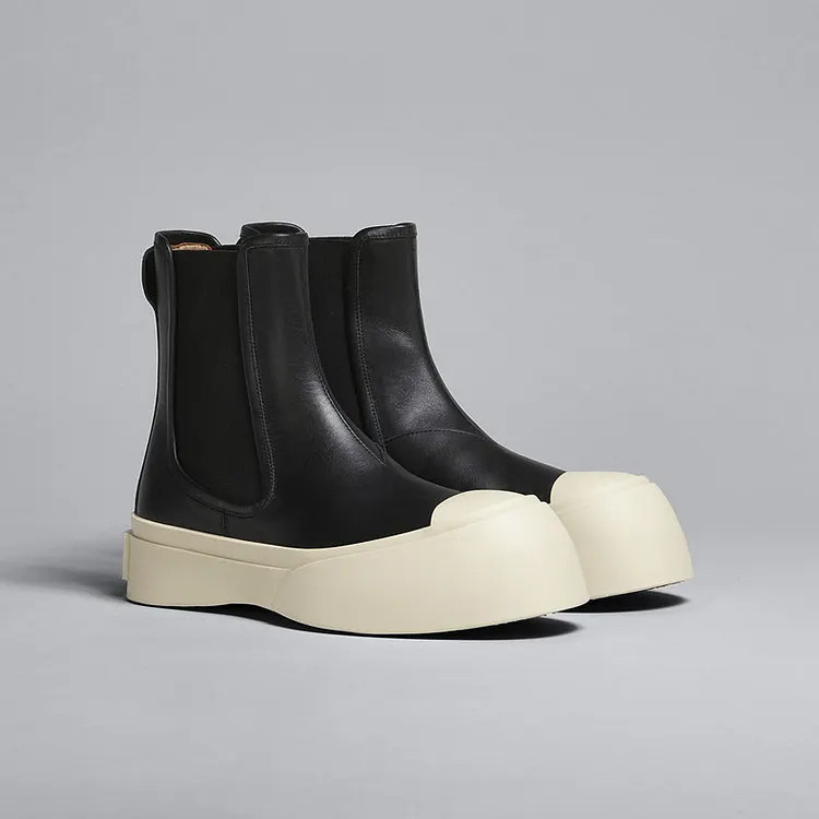 Women's & Men's Plus Size Chelsea Big Toe Thick Boots