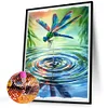 Diamond Painting-DIY Full Round Drill Romantic Dragonfly