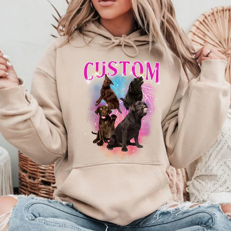 Custom Dog Bootleg Rap Unisex T-Shirt Sweatshirt Hoodie, Personalized Dog Bootleg Vintage Shirt
