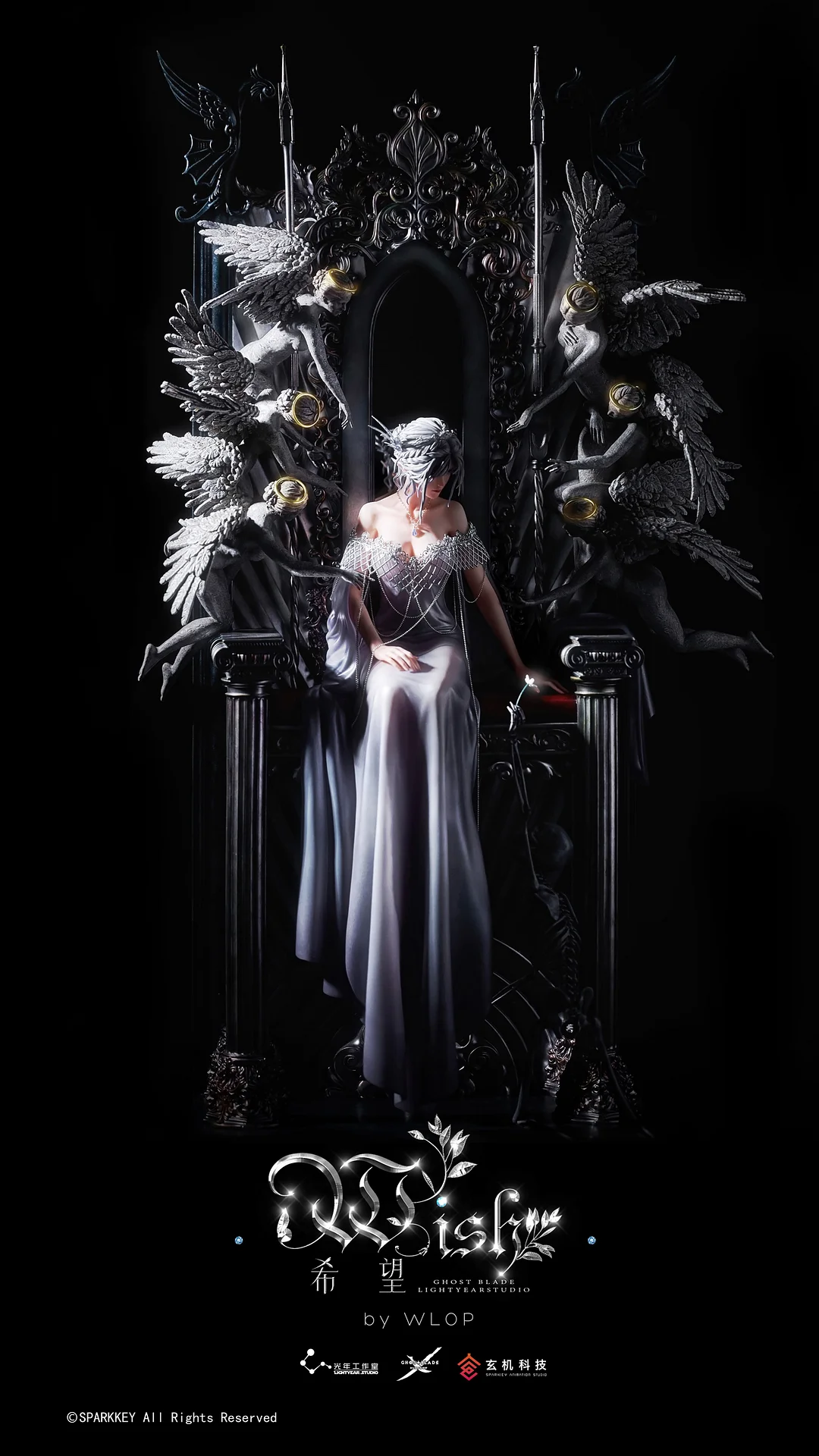 1/4 Scale Licensed Wish/ Princess Yan - Ghost Blade Resin Statue