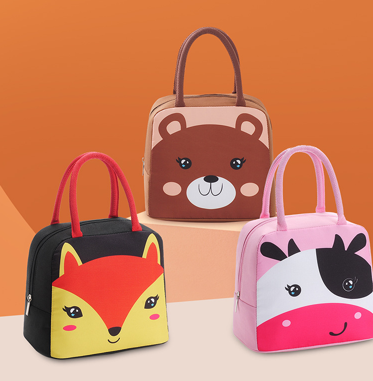 Insulated Tote Lunch Box (Animal Styling)