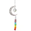 Crystal Wind Chime Tree of Beads Wall Ornaments Home Garden Decor (F)